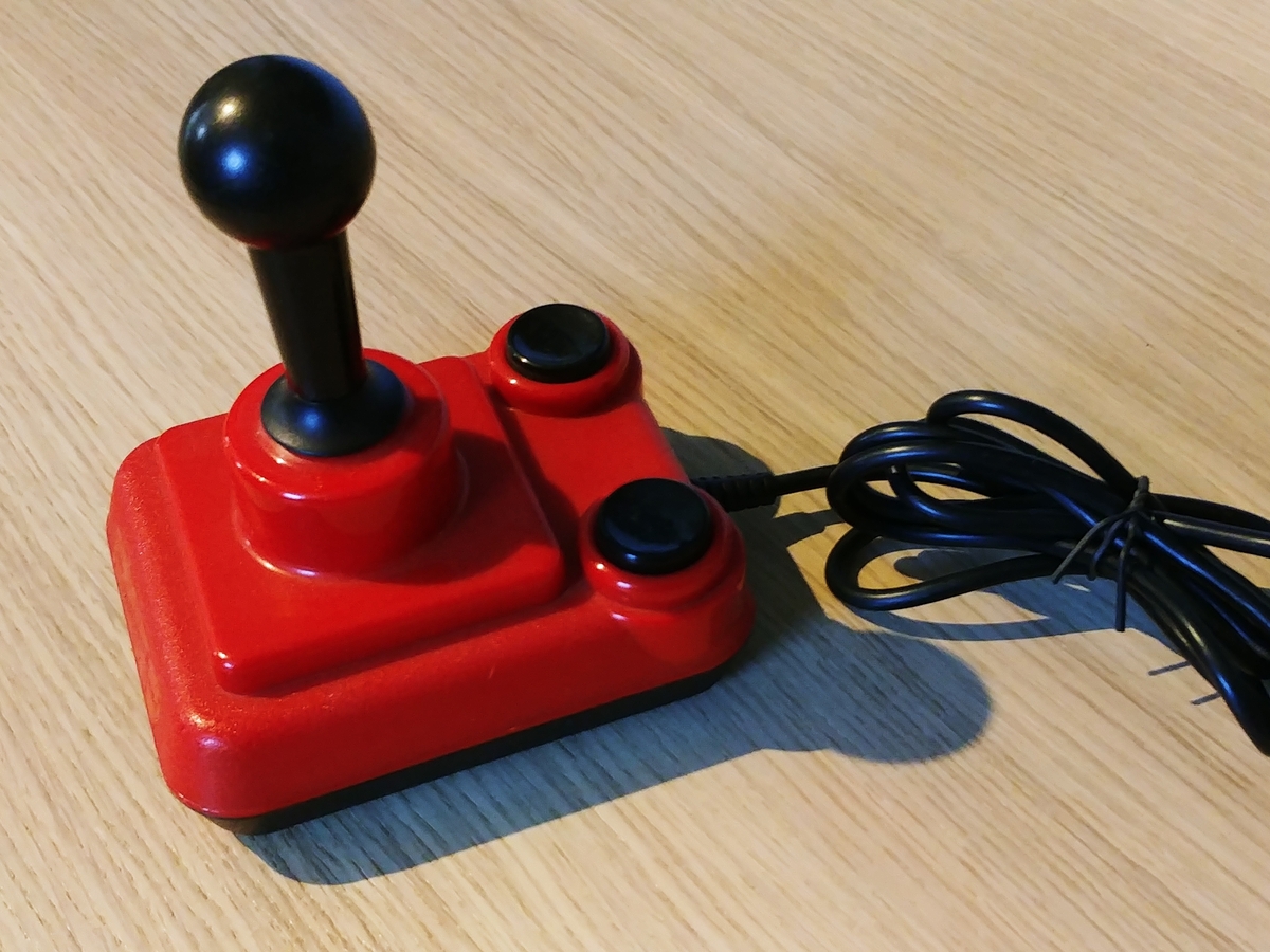 Joystick Commodore Red